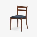 【ショップポイント最大10倍★9/11 1:59まで】大塚家具 秋田木工 ダイニングチェア「リュッケ」ブナ材BWN(ブラックウォールナット)色/布#No48