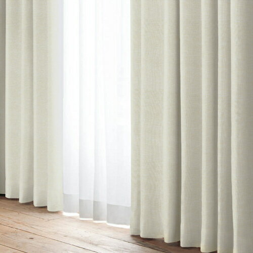 ユニベール 遮光性カーテンYDDスタンド 幅150×丈135cm 1枚入 アイボリー