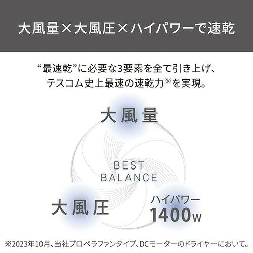 【推奨品】テスコム TD670A-W プロテクトイオンヘアードライヤー TESCOM ホワイト TD670AW