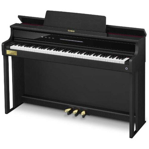 こちらの商品は大型商品につきまして、配送料2750円が必要です。また、電子ピアノの組立てをご希望の場合別途組立費を頂戴いたします。組立てサービスをご希望の場合、ご注文後コールセンターまでお問い合わせください。カシオ AP-750BK 電子ピアノ CELVIANO（セルビアーノ） SLIMシリーズ 88鍵盤 ブラックウッド調 AP750BK発売日：2024年1月25日●伝統的なピアノの魅力を凝縮ドイツの名門「C.ベヒシュタイン」と音色共同開発●時代を超えて愛される3つのピアノを1台で「ベルリングランド」「ハンブルググランド」「ウイーングランド」の3音色搭載（カシオ最高峰 AiR Grand音源）●楽器全体の自然な鳴りに没入できる鮮やかな音空間グランドフォニックサウンドシステム●楽器全体が鳴っているような自然な音を奏者に届ける音響構造天板を開けられるカシオならではの構造●奏者と楽器を一体化させる鍵盤タッチスマートハイブリッドハンマーアクション鍵盤（白鍵は木材スプルース材と樹脂のハイブリッド構造）●グランドピアノの操作感と演奏ニュアンスにこだわった3本ペダル深い踏み込みストローク、ダンパーペダル/ソフトペダルが連続可変式&nbsp;【仕様】ピアノ音色：10音色音源：AiR Grand演奏性：スマートハイブリッドハンマーアクション鍵盤ビジュアルインフォメーションバー搭載：打鍵強度、ペダル踏み込み量などを視覚的に確認できるスマートフォン等のダウンロード曲を本体の質の高い音響システムで聴ける：●オーディオレコーダー/MIDIレコーダー：●デュエット機能：●60曲ミュージックライブラリ内蔵：●メトロノーム機能：●スピーカー：12cm×4+3.5cm×4出力：10W×2+10w×2本体サイズ(W×D×H)：1、401x440x929重量(Kg)：53.6最大同時発音数：256音色数：39付属品：高低自在イス、ワイヤレスMIDI＆AUDIOアダプター、譜面たて、楽譜集、ACアダプター、ヘッドフォン用フック