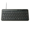 エレコム TK-CM10UMKBK 有線ミニキーボード ブラック(2)
