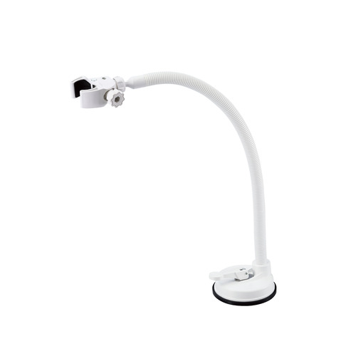 【エントリー特典 ポイント進呈 11/27 1:59まで】エレコム BA-HDSTAWH ドライヤースタンド グースネックアーム ホワイト