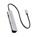 【ポイント最大5倍超ポイントアップ祭・要エントリー7/15まで】エレコム DST-C29SV USB Type C ドッキングステーション ハブ 4-in-1 PD 92W出力 Windows 11 10 macOS iPadOS 等対応 シルバー