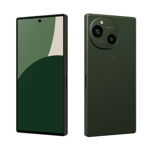 シャープ AQUOS R9 SIMフリースマホ グリーン