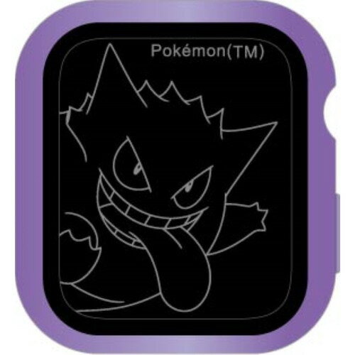 グルマンディーズ POKE-929A ポケットモンスター Apple Watch 40mm対応 ガラスプロテクターケース ゲンガー グルマンディーズ POKE-929A ポケットモンスター Apple Watch 40mm対応 ガラスプロテクターケース ゲンガー