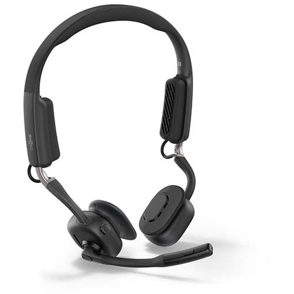 【エントリー特典 ポイント進呈 11/27 1：59まで】ショックス ワイヤレス ヘッドホン 最大15時間 OpenMeet SKZ-EP-000044 ブラック系