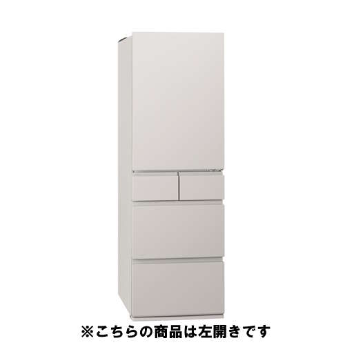 【無料長期保証】パナソニック 冷蔵庫 410L 左開き 5ドア 幅60cm コンパクトBIG サクッと切れる微凍結 AIエコナビ NR-E41RY2L-C ベージュ系 2025年製