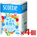 クレシア 【ケース販売】 スコッティ フラワーパック 2倍長持ち シングル 12R×4パック(3)