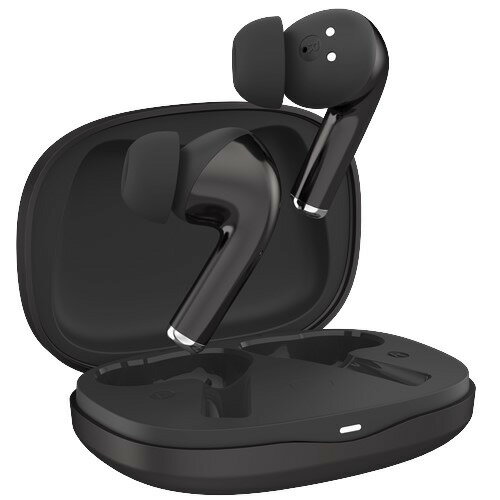 LTL Relation TWS012MBK 完全ワイヤレスBuletoothイヤホン ENC搭載 IPX4防水対応 ミラーブラック