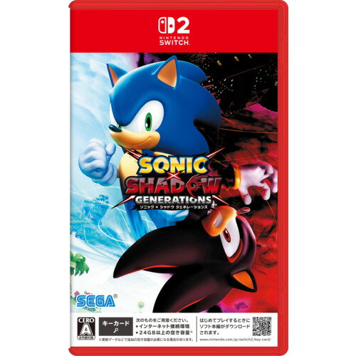 【エントリー特典 ポイント進呈 11/27 1:59まで】ソニック × シャドウ ジェネレーションズ 【Switch2】 POT-P-AAHPA
