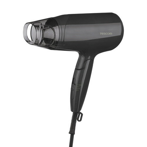 テスコム TD260B-H ドライヤー 大風量 速乾 マイナスイオン 折りたたみ式 ヘアドライヤー グレー