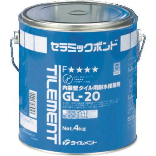 TILEMENT タイル用接着剤 GL-20 4kg 30100040
