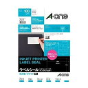【ポイント最大5倍超ポイントアップ祭・要エントリー7/15まで】インクジェットプリンタラベル インクジェット光沢紙ラベル A4判10面ラベル名刺10シート
