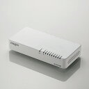 エレコム EHC-G08PN2-JW 1000BASE-T対応スイッチングハブ ホワイト(2)