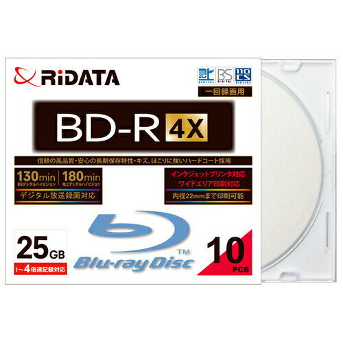 RiDATA BDR130PW4X10PSCC ^pBD-R 10pbN iXP[Xj