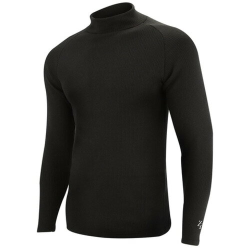 イオンスポーツ ゼロフィット ヒートラブライト ロングスリーブモックネック 秋冬用アンダーウェアー ZEROFIT HEATRUB LIGHT L ブラック