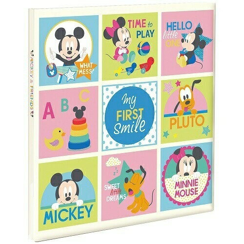 【エントリー特典 ポイント進呈 11/27 1：59まで】ナカバヤシ A-LP141 Lサイズフエルアルバム ミッキー＆フレンズ