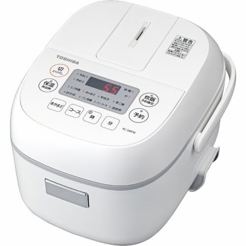 東芝 RC-5MFM(W) マイコン炊飯器 3合炊き ホワイト 3合