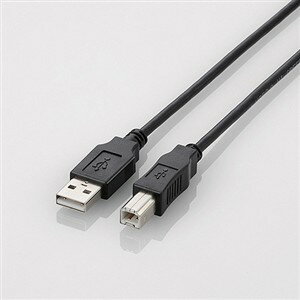 【エントリー後購入で通常P1倍+特典P9倍!GET】エレコム U2C-BN20BK USB2.0ケーブル 2.0m ブラック
