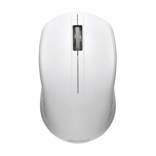 バッファロー BSMRW21WH 無線(2.4GHz)IR LEDマウス 3ボタンタイプ ホワイト