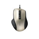 バッファロー BSMBU300GD 有線BlueLED光学式マウス 静音/5ボタン/DPI切り替えボタン ゴールド