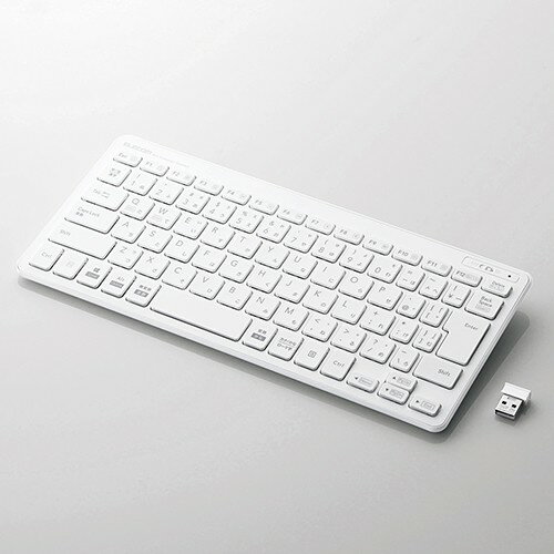 エレコム TK-FDP098TWH 無線薄型ミニキーボード エレコム TK-FDP098TWH 無線薄型ミニキーボード