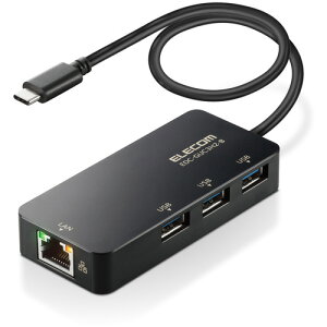 쥳 EDC-GUC3H2-B LANץ ͭ C Giga USBϥ (USB-A3)Windows Macб Type-C USB-C ֥å