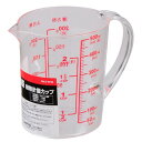 パール金属 ENJOY KITCHEN 大きい目盛耐熱計量カップ500ml C－4742 クリア 500ml