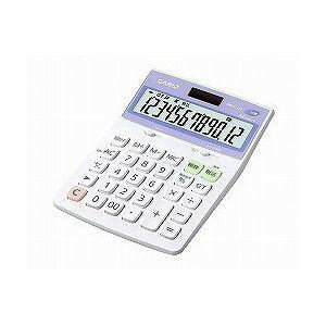 カシオ計算機 抗菌電卓 デスクサイズ/12桁/時間・税計算 DW-122CL-N税計算を搭載し、清潔好きな方に抗菌加工された抗菌電卓。特大表示／税計算・時間計算機能／早打ち対応／12桁。机の上にこれ1台！キーが大きいデスクタイプ特大表示／税計算・時間計算機能／早打ち対応／12桁。