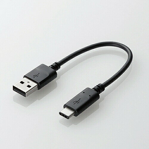 エレコム MPA-AC01NBK USB2.0ケーブル(認証品、A-C) 0.15m エレコム MPA-AC01NBK USB2.0ケーブル(認証品、A-C) 0.15m
