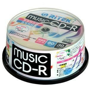 RiDATA CD-RMU80.30SPB 音楽用CD-R 30枚入