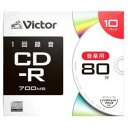 Victor(ビクター) AR80FP10J2 音楽用 CD-R プリンタ対応 10枚 ケース入り