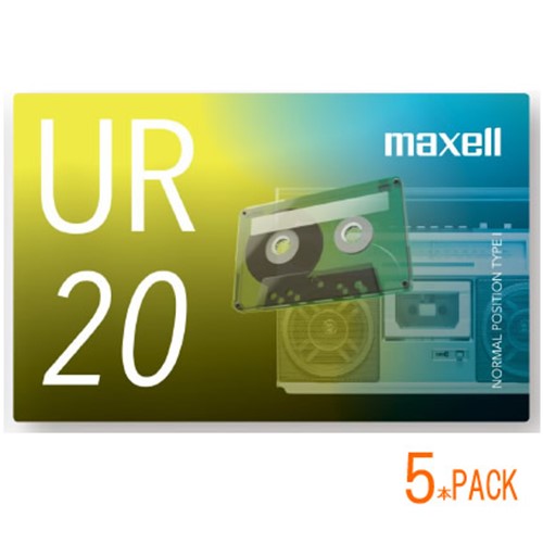 maxell UR-20N5P カセットテープ 20分 5本