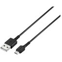 【エントリー後購入で通常P1倍+特典P9倍!GET】バッファロー BSMPCMB105BK USB2.0ケーブル(Type-A to microB) ブラック 0.5m(2)