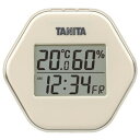 【ポイント最大5倍超ポイントアップ祭・要エントリー7/15まで】タニタ TT-573-IV デジタル温湿度計 アイボリー