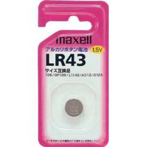 マクセル LR431BS アルカリボタン電池