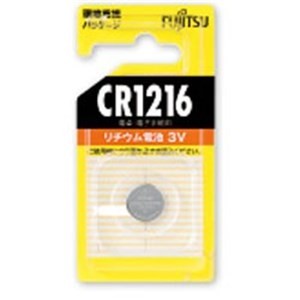 富士通 ボタン電池 CR1216C(B)N リチウムコイン電池 3V／1個パック