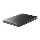 IOデータ HDPX-UTS2K USB 3.0/2.0対応 ポータブルハードディスク「カクうす」 Black×Red 2TB(2)