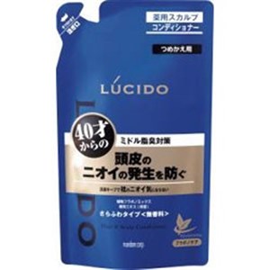 マンダム LUCIDO（ルシード） 薬用ヘア＆スカルプコンディショナー つめかえ用（医薬部外品） （380g） コンディショナー