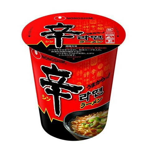 【エントリーでイベント期間ポイント10倍】農心 辛ラーメン カップ 68g(めん55g)のサムネイル