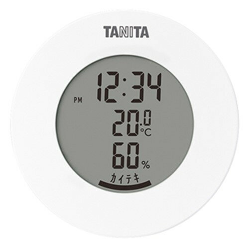 タニタ TT-585 デジタル温湿度計 ホワイト