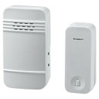 朝日電器 WC-S6040AC 電池を使わないワイヤレスチャイムセット 防雨 押しボタン