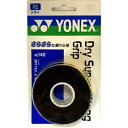 ヨネックス AC140 ドライスーパーストロンググリップ(3本入) ブラック