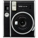 富士フイルム INSTAX mini 40 BLK インスタントカメラ チェキ ブラック