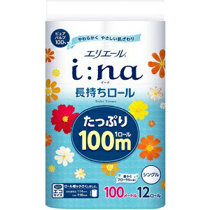 大王製紙 エリエール イーナトイレット シングル 100m×12R入