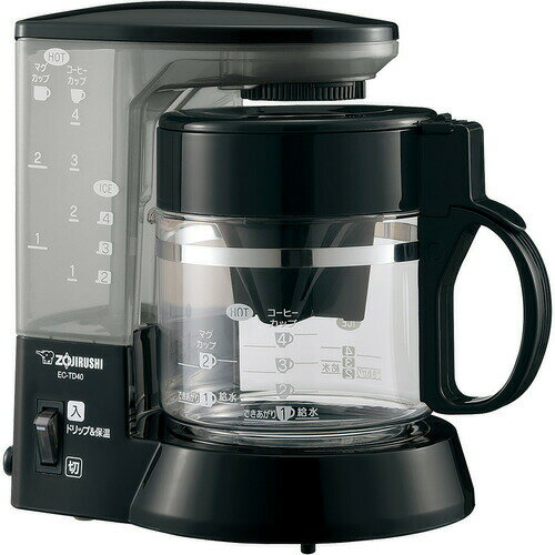 コーヒーメーカー（3000円程度） 象印マホービン EC-TD40-BA コーヒーメーカー ブラック