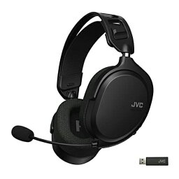 JVC　ワイヤレスゲーミングヘッドセット　GG-01W　有線接続への切り替えにも対応　ワイヤレスヘッドフォン　1個　在庫限り