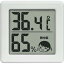 【メール便可】 ドリテック　デジタル温湿度計　熱中症・インフルエンザ警告を表情でお知らせ　小さめサイズ　ストラップ穴付　O-420WT　1個　在庫限り