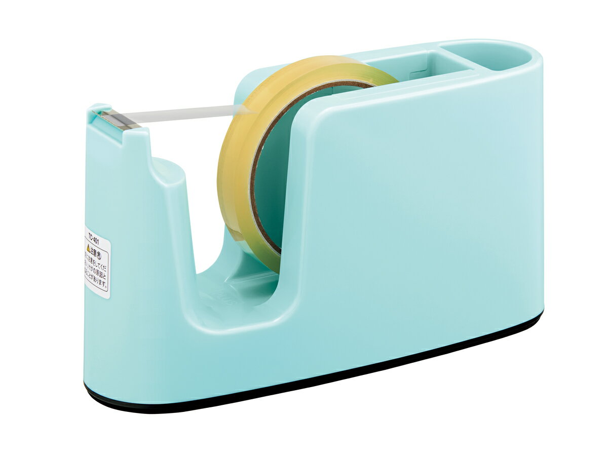 テープカッターMブルー TC-401 31273 ミントブルー プラス