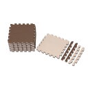 リバーシブル ジョイントマット JMRN-39 モカブラウン/ベージュ 521429 1セット アイリスオーヤマ